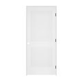 Codel Doors 24" x 80" x 1-3/8" Primed 2-Panel Interior Flat Panel Door with Ovolo Bead 4-9/16" LH Prehung Door 2068pri8082LH1D4916